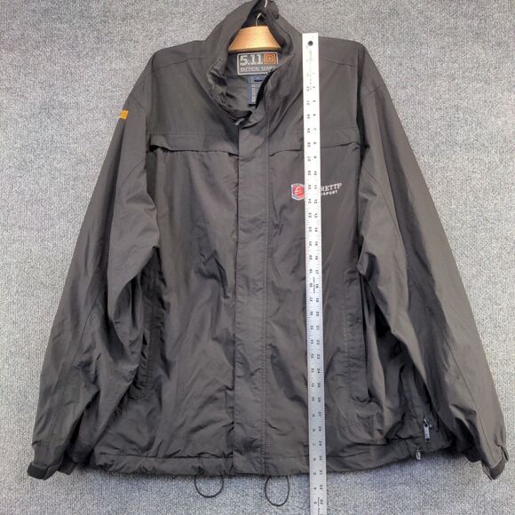 5.11 Tactical Series Men's Windbreaker Jacket Black XL Andretti Autosport Nylon - Picture 11 of 13